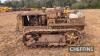 CATERPILLAR Twenty Two petrol CRAWLER TRACTOR Serial No. 2F3814 - 3