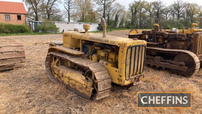 1955 CATERPILLAR D2 4U 4cylinder diesel ORCHARD CRAWLER TRACOTR Serial No. 4U6878