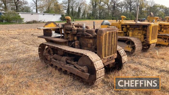 1941 CATERPILLAR D2 5J 4cylinder diesel CRAWLER TRACTOR Incomplete example, ex-Traxson shovel Reg No. FV0 75 (expired) Serial No. 5J4922SP Engine No. 4U5490