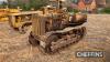 1941 CATERPILLAR D2 5J 4cylinder diesel CRAWLER TRACTOR Incomplete example, ex-Traxson shovel Reg No. FV0 75 (expired) Serial No. 5J4922SP Engine No. 4U5490 - 3