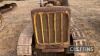 1941 CATERPILLAR D2 5J 4cylinder diesel CRAWLER TRACTOR Incomplete example, ex-Traxson shovel Reg No. FV0 75 (expired) Serial No. 5J4922SP Engine No. 4U5490 - 8