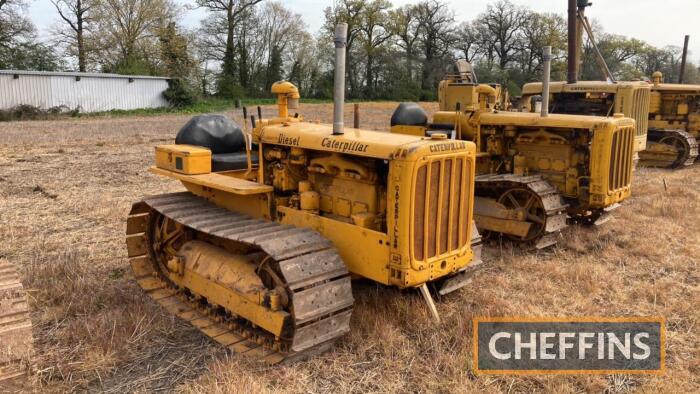 1949 Caterpillar D2 50 Series. 4 Cylinder Diesel Crawler Tractor. Serial No. 502597