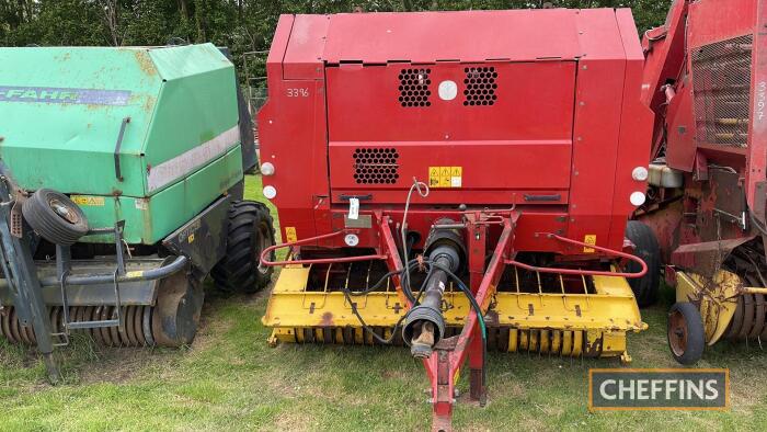 New Holland 544 Round Baler c/w control box, cable and manual in office