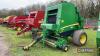 John Deere 582 Premium Round Baler crop compressor on pick up, net wrap, control box & manual in office Bales: approx 30,000 on farm from new, dealer serviced and genuine parts fitted. Due to change in farming policy - 15