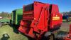 1995 New Holland 640 Baler c/w bale command, net wrap, PTO with control box in office - 6