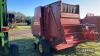 1995 New Holland 640 Baler c/w bale command, net wrap, PTO with control box in office - 9