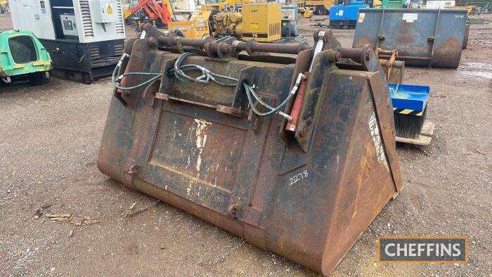 Waste Grab Bucket JCB Q fit headstock