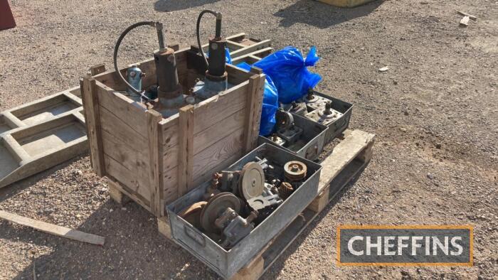 Pallet and Box of Hydraulic Pumps unused