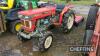 Yanmar YM2210BD 4x4 Compact Tractor c/w unused 4ft topper