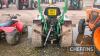 John Deere 855 4wd Compact Tractor c/w 60in mid mount mower deck Reg. No. D87 KNG