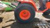 Kubota Tractor c/w spiker - 15