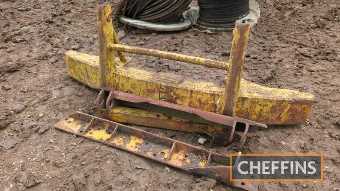 Front bonnet guard possible ex Caterpillar scraper tractor