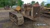 1930 Caterpillar Sixty PA crawler TRACTOR Serial No. PA10659 Fitted with rear cable control unit