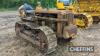 CATERPILLAR D4 4cylinder CRAWLER TRACTOR On 5 bottom roller track frame, external hydraulics Serial No. 5U13386