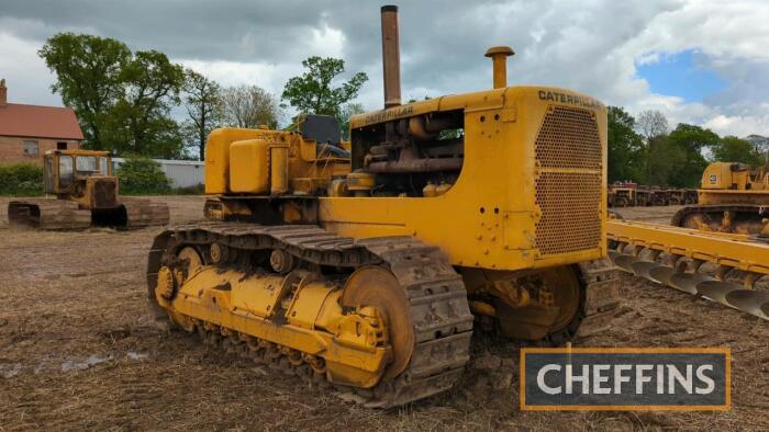 1958 CATERPILLAR D9 diesel CRAWLER TRACTOR Serial No. 18A2154 A restored example which was used for ploughing on the farm. *TO BE RETAINED UNTIL 03/06/23*