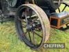 1884 John Fowler and Co. Single cylinder double drum ploughing engine. Works no. 4223. 8nhp. 'Aethelflaed' Reg No. AC9061 This rare and interesting engine is unusual in that, as well as a standard rope winding drum fitted beneath the boiler, it also - 9