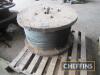 Reel of wire rope (believed unused)