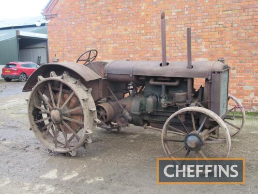 c.1926 ALLIS CHALMERS 20/35 4cylinder petrol/paraffin TRACTOR Serial No. 39764 Some re-commissioning work has been undertaken since the tractor was acquired by Richard some 15 years ago.