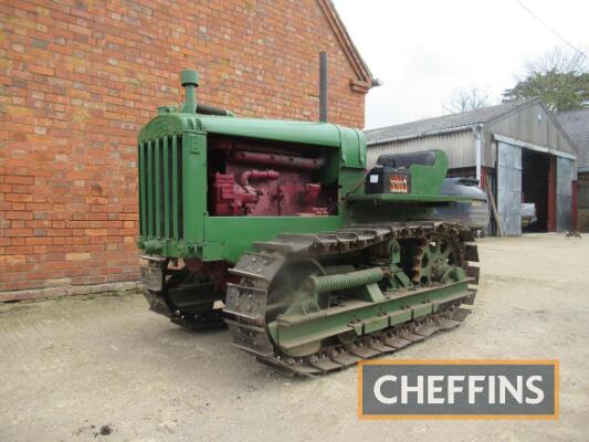 c.1930 FOWLER 4/40 4cylinder diesel crawler TRACTOR Serial No. 21788 John Fowler & Co of Leeds introduced its most successful crawler model, the 4/40, in late 1935. It had a four-cylinder Fowler-Sanders diesel engine and the undercarriage had four bot