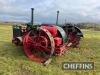 c.1916 CASE 10/20 4cylinder petrol/paraffin TRACTOR Serial No. 17995 The tricycle Case 10-20 with its transverse engine was the first of the company's models to be fitted with an automotive-type four-cylinder power unit. It had a single drive wheel with - 4