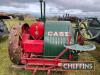 c.1916 CASE 10/20 4cylinder petrol/paraffin TRACTOR Serial No. 17995 The tricycle Case 10-20 with its transverse engine was the first of the company's models to be fitted with an automotive-type four-cylinder power unit. It had a single drive wheel with - 25