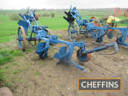 Ransomes TS24 2furrow 'Twinwaytrac' / reversible plough, rare crawler-pulled plough Believed to have been used on the Sandringham Estate, Norfolk To include original correspondence and photocopies of images