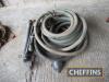 Qty water hose, standpipe and fittings