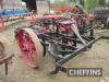 Howard steam cultivator, 7 tines, restored c/w duck foot points and Howard cast iron seat - 5