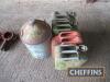 Qty Jerry cans & a cylinder fuel can