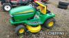 John Deere 160 Ride on Lawnmower c/w manuals in office - 2