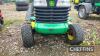 John Deere 160 Ride on Lawnmower c/w manuals in office - 5