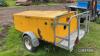 Single Axle Trailer fitted with onboard generator and lockable doors UNRESERVED LOT - 9