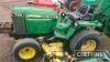 John Deere 755 Tractor c/w underslung mower deck & rear collector - 3