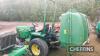 John Deere 755 Tractor c/w underslung mower deck & rear collector - 4