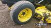 John Deere 755 Tractor c/w underslung mower deck & rear collector - 15