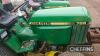 John Deere 755 Tractor c/w underslung mower deck & rear collector - 29