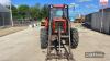 Zetor 7540 4wd Tractor 
<br/>c/w Quicke loader, PUH 
<br/>Reg. No. P950 CVJ 
<br/>Ser. No. 001457 - 3