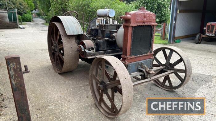 c.1929 CASE T25-45 4cylinder petrol/paraffin TRACTOR Serial No. T300257 The Case 25-45, the largest model in the cross-motor range, replaced the earlier 20-40 model in 1924 with no significant changes in specification other than a different type of Kings