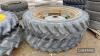 Pr. of 14.9x46 Rowcrop Wheels 
<br/>to fit MF/JD - 3