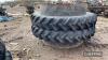 Alliance 270/95 R48 Dual Rowcrop Wheels 
<br/>c/w NH centres, stocks, rims & clamps - 2