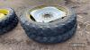 Alliance 270/95 R48 Rowcrop Wheels 
<br/>NH centres with dual lugs