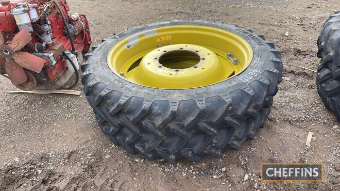 BKT 230/95 R36 Front Rowcrop Wheels 
<br/>c/w Standen NH centres