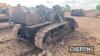 1950-55 CATERPILLAR HT4 Trackson 4cylinder diesel TRACKED LOADING SHOVEL Fitted with bucket Serial No. 7U26487SP - 7