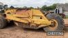 1954 CATERPILLAR DW15 diesel SCRAPER TRACTOR Fitted with No15 Scraper Load Capacity 16.5 tonnes Engine No. 45C453 - 5