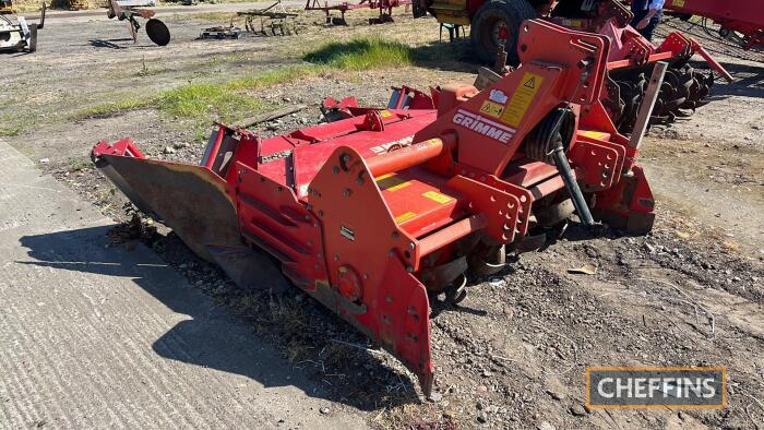 2004 Grimme single bed cultivator fitted with speed blade rotor, rear bed shaping hood and deep Shapeforma bodies with press rollers Serial No. 03335