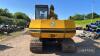 1990 JCB 812 Super Powerslide 360° metal tracked EXCAVATOR Fitted with 6ft ditching bucket and 60mm pins Serial No. 205305/P/6 Hours: 8,916 - 4