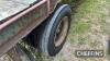 4 wheel flat bed wooden bodied bale trailer - 13