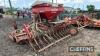 Kuhn HR4002 4m power harrow drill combination fitted with Accord DA-S drill and packer roller - 4