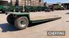 2014 Bailey 8tonne low loader trailer. Bed length approx. 18ft Serial No. 13337 - 7