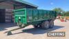 2010 Bailey 14tonne tandem axle steel monocoque trailer with hydraulic tailgate, sprung drawbar, sprung axles and hydraulic brakes on 560/60R22.5 Michelin wheels and tyres Serial No. 9226 - 3